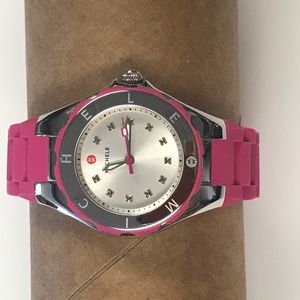 Michele Tahitian Jelly Bean Topaz PINK watch